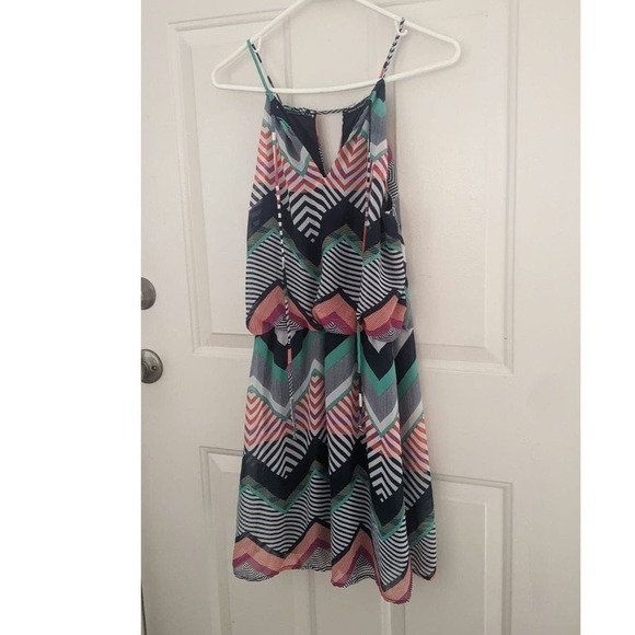 City Triangles Striped Summer Dress, Size Small - Picture 1 of 4